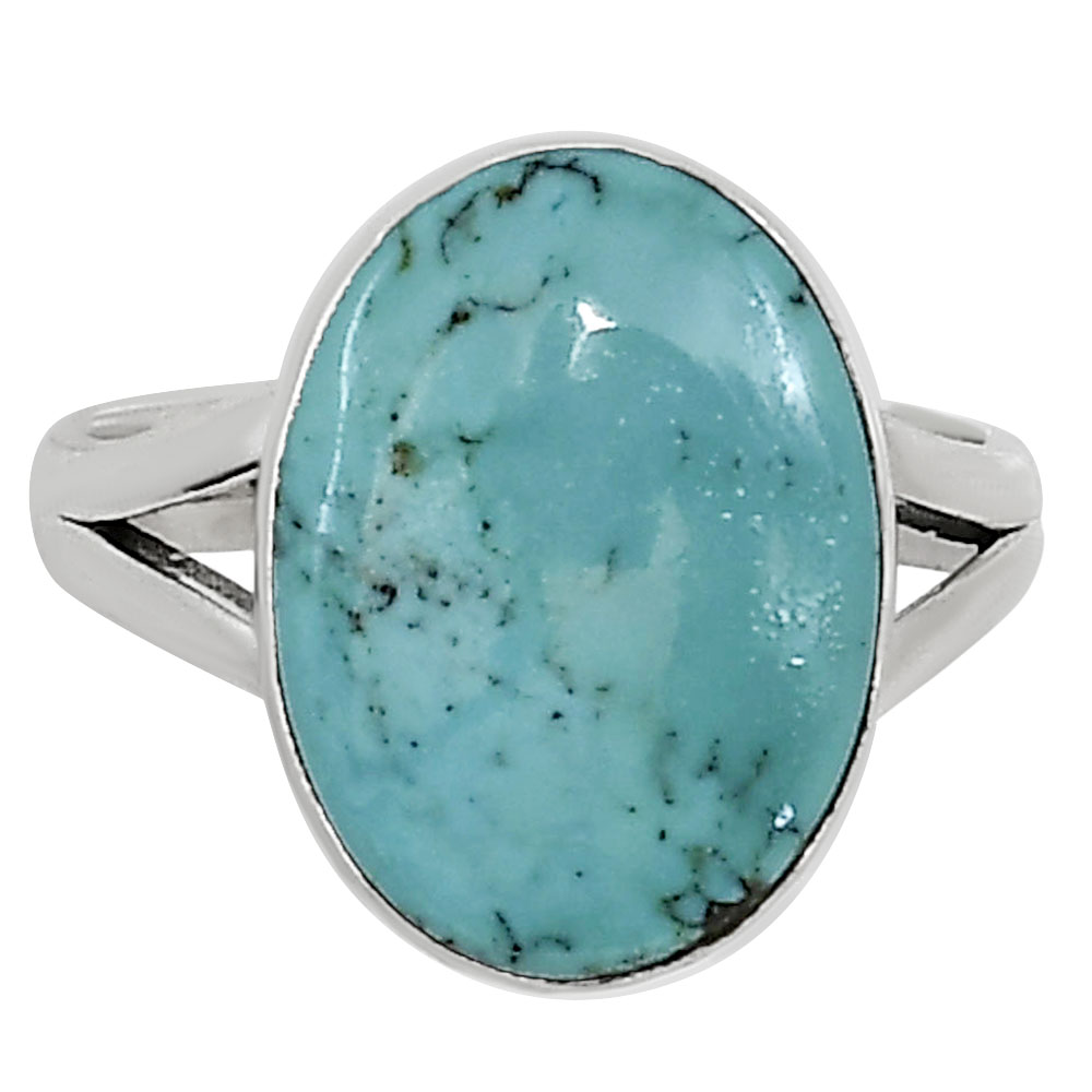 Natural Rare Turquoise Nevada Aztec Mt Ring size-10 R-1002 27-ER15271