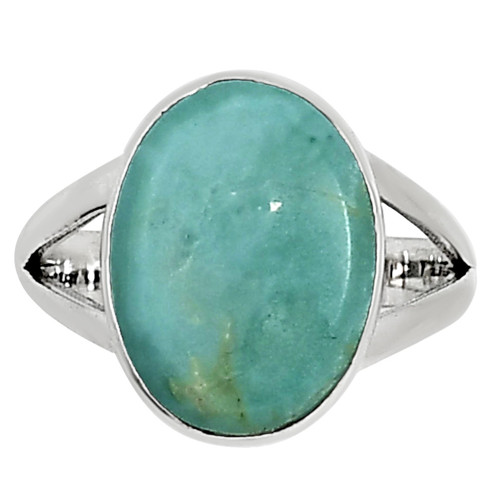 Natural Rare Turquoise Nevada Aztec Mt Ring size-7 R-1002 27-ER15274