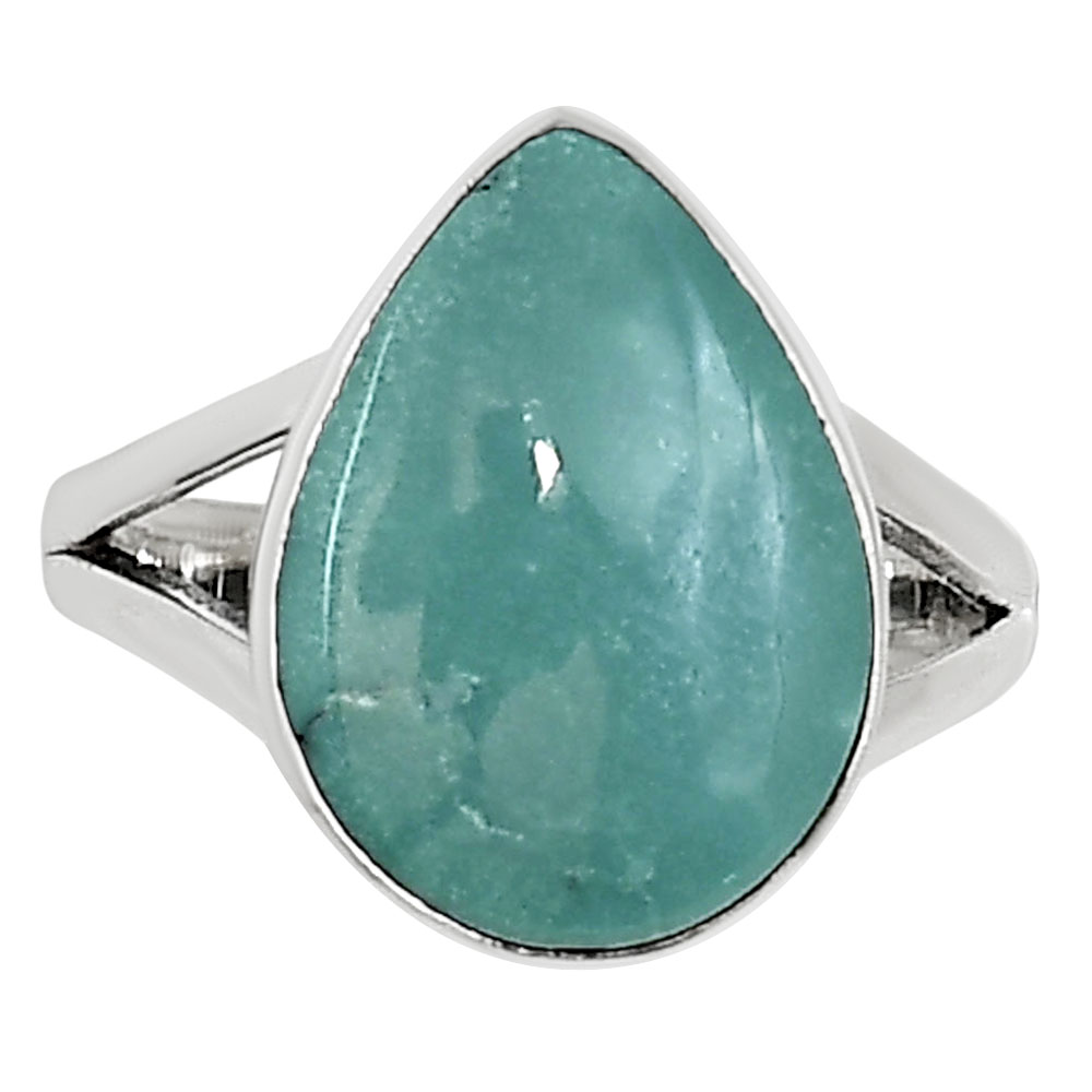 Natural Rare Turquoise Nevada Aztec Mt Ring size-9 R-1002 27-ER15278