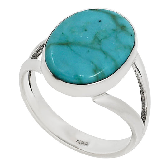 Natural Rare Turquoise Nevada Aztec Mt Ring size-8 R-1002 27-ER15290