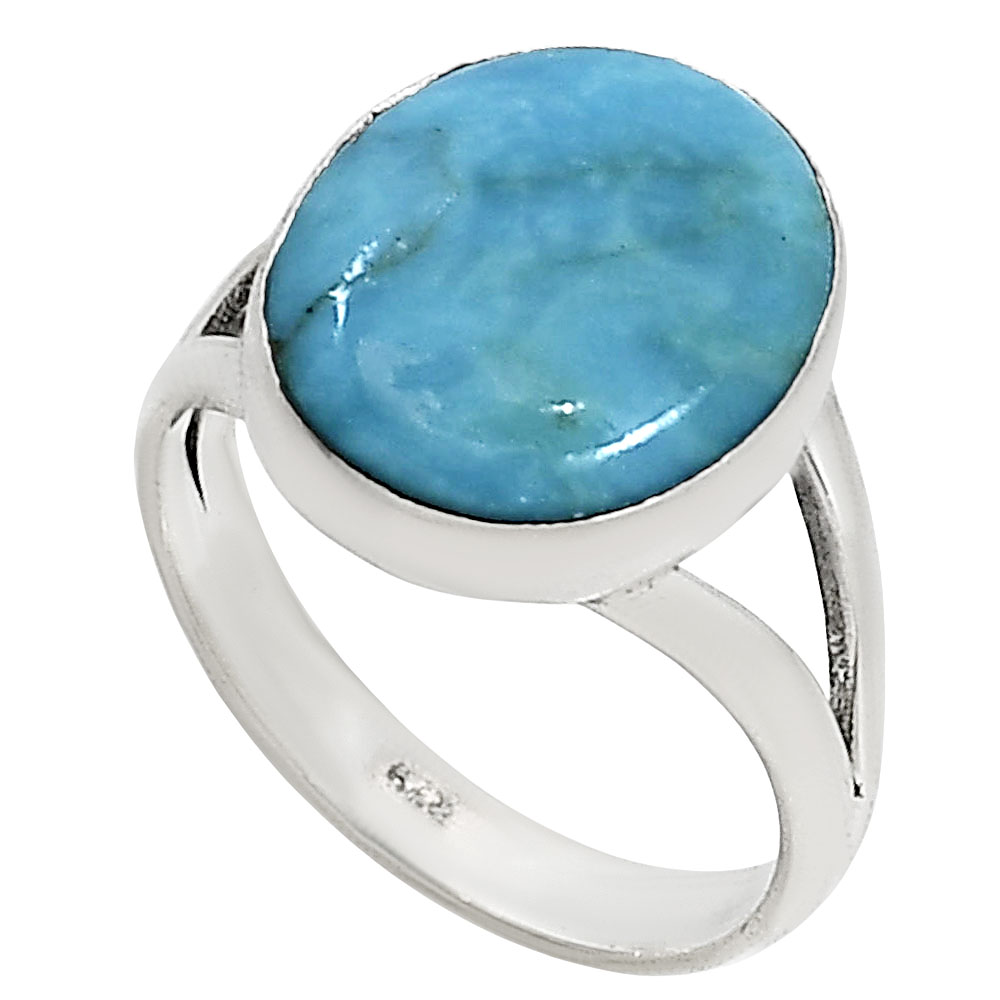 Natural Rare Turquoise Nevada Aztec Mt Ring size-7 R-1002 27-ER15294