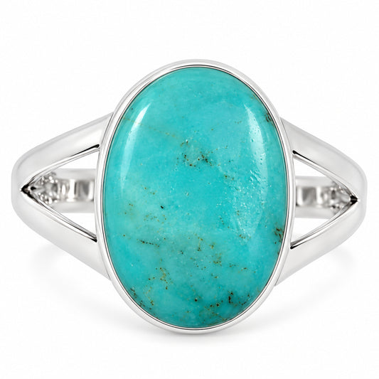 Natural Rare Turquoise Nevada Aztec Mt Ring size-7.5 R-1002 27-ER15298