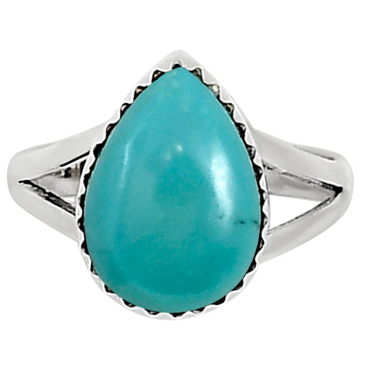 Natural Rare Turquoise Nevada Aztec Mt Ring size-6 R-1210 27-ER15396