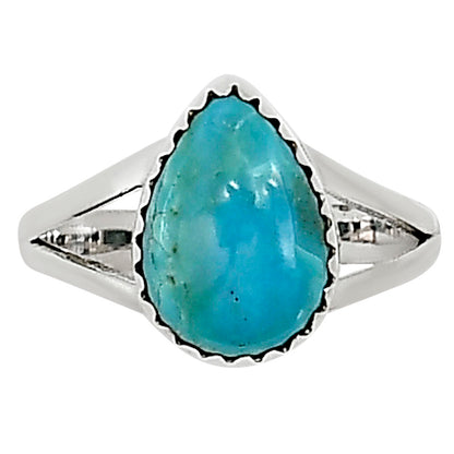Natural Rare Turquoise Nevada Aztec Mt Ring size-8 R-1210 27-ER15397