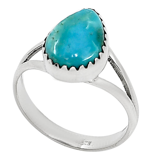 Natural Rare Turquoise Nevada Aztec Mt Ring size-8 R-1210 27-ER15397