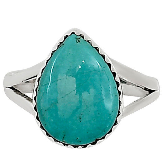 Natural Rare Turquoise Nevada Aztec Mt Ring size-9 R-1210 27-ER15401