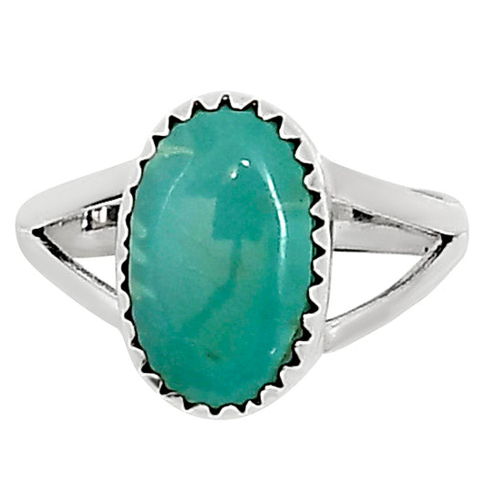 Natural Rare Turquoise Nevada Aztec Mt Ring size-8 R-1210 27-ER15406