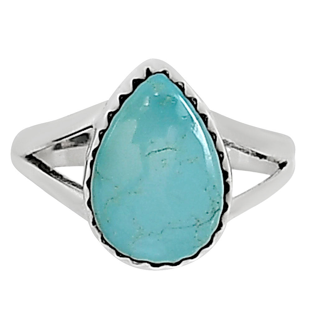 Natural Rare Turquoise Nevada Aztec Mt Ring size-6 R-1210 27-ER15407