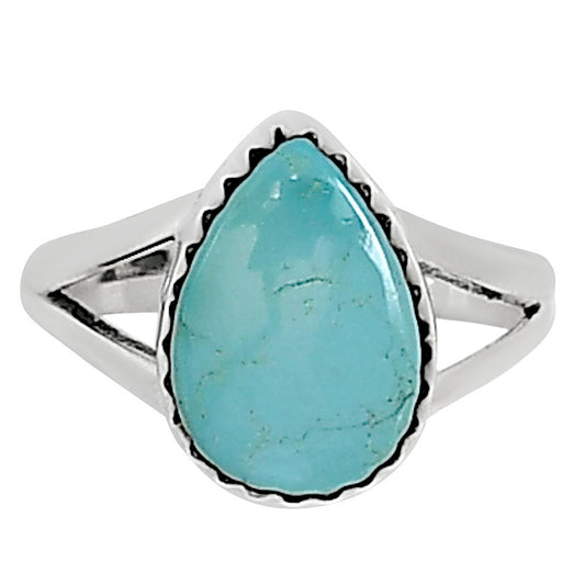 Natural Rare Turquoise Nevada Aztec Mt Ring size-6 R-1210 27-ER15407