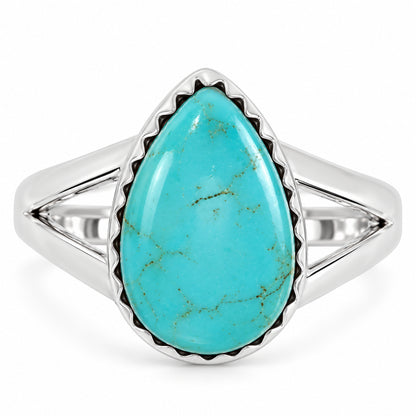 Natural Rare Turquoise Nevada Aztec Mt Ring size-6 R-1210 27-ER15407