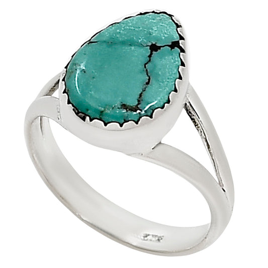 Natural Rare Turquoise Nevada Aztec Mt Ring size-6 R-1210 27-ER15408