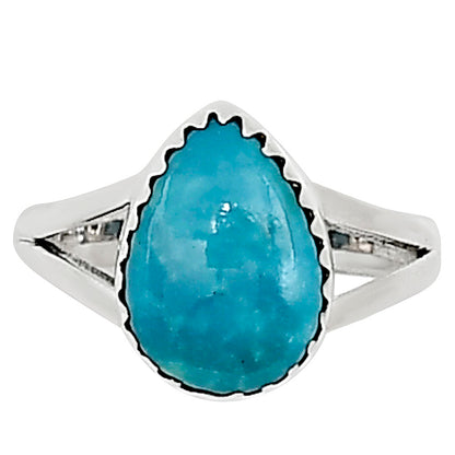 Natural Rare Turquoise Nevada Aztec Mt Ring size-6 R-1210 27-ER15414