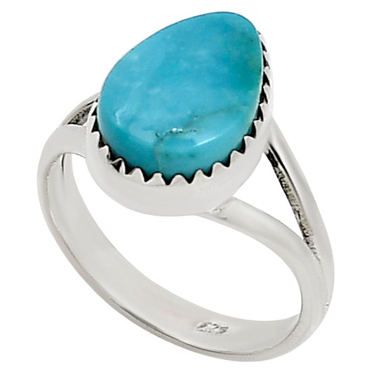 Natural Rare Turquoise Nevada Aztec Mt Ring size-7 R-1210 27-ER15415