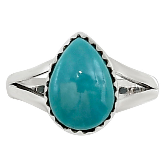 Natural Rare Turquoise Nevada Aztec Mt Ring size-8 R-1210 27-ER15417