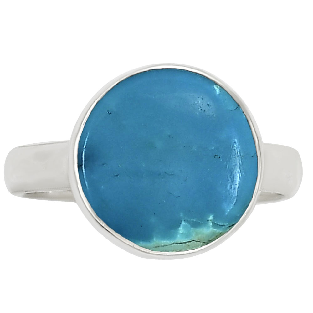 Natural Rare Turquoise Nevada Aztec Mt Ring size-5.5 R-1001 27-ER15504
