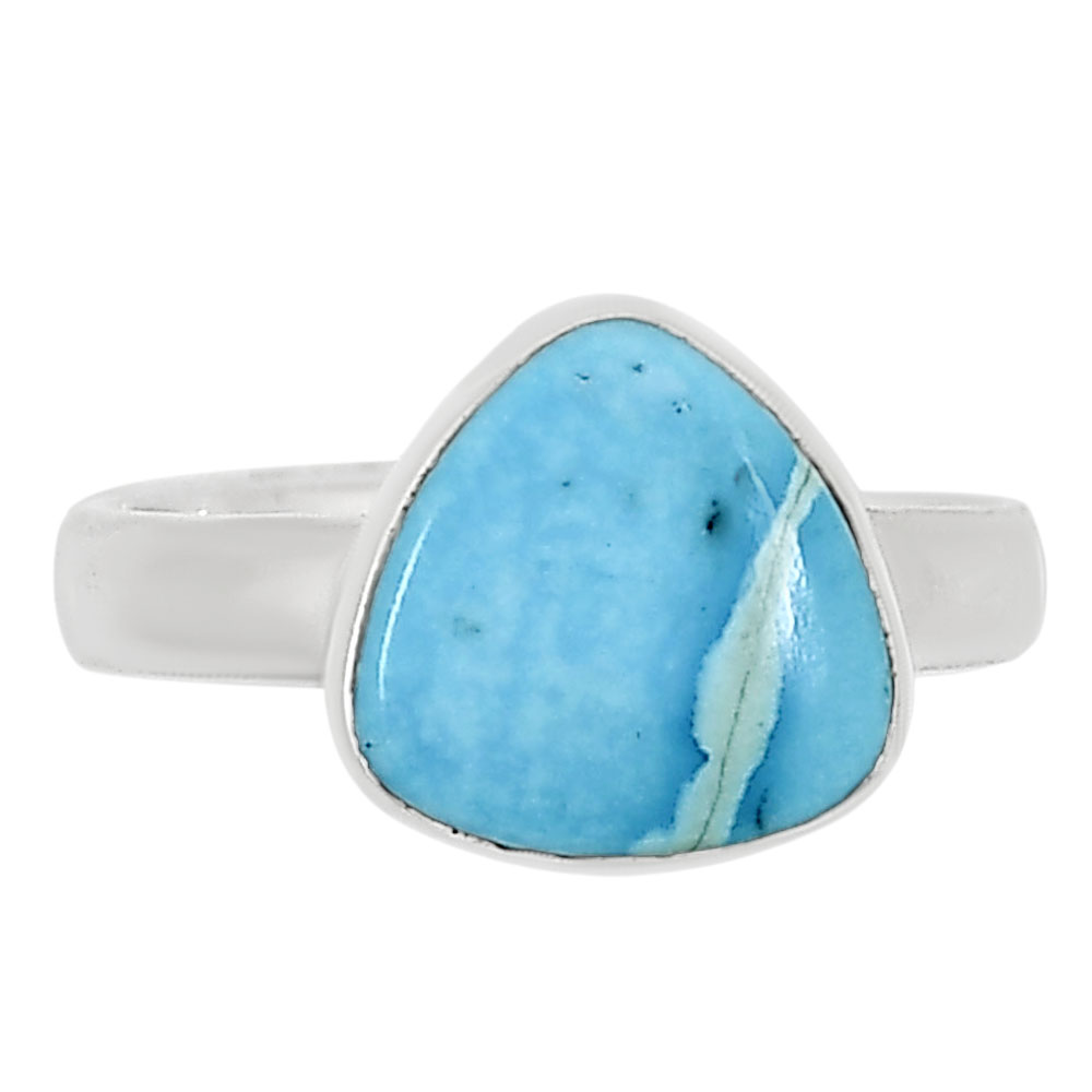 Natural Rare Turquoise Nevada Aztec Mt Ring size-5.5 R-1001 27-ER15506