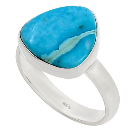 Natural Rare Turquoise Nevada Aztec Mt Ring size-5.5 R-1001 27-ER15506