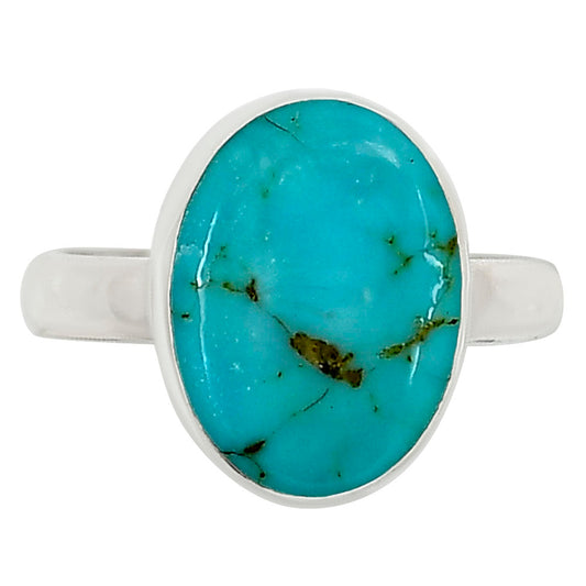 Natural Rare Turquoise Nevada Aztec Mt Ring size-5.5 R-1001 27-ER15508