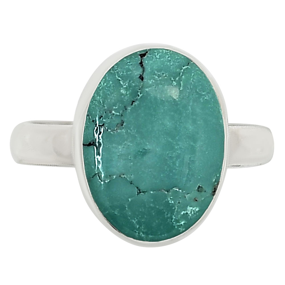 Natural Rare Turquoise Nevada Aztec Mt Ring size-6 R-1001 27-ER15509