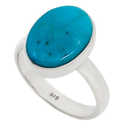 Natural Rare Turquoise Nevada Aztec Mt Ring size-6.5 R-1001 27-ER15538