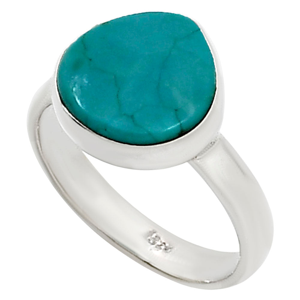 Natural Rare Turquoise Nevada Aztec Mt Ring size-7 R-1001 27-ER15544