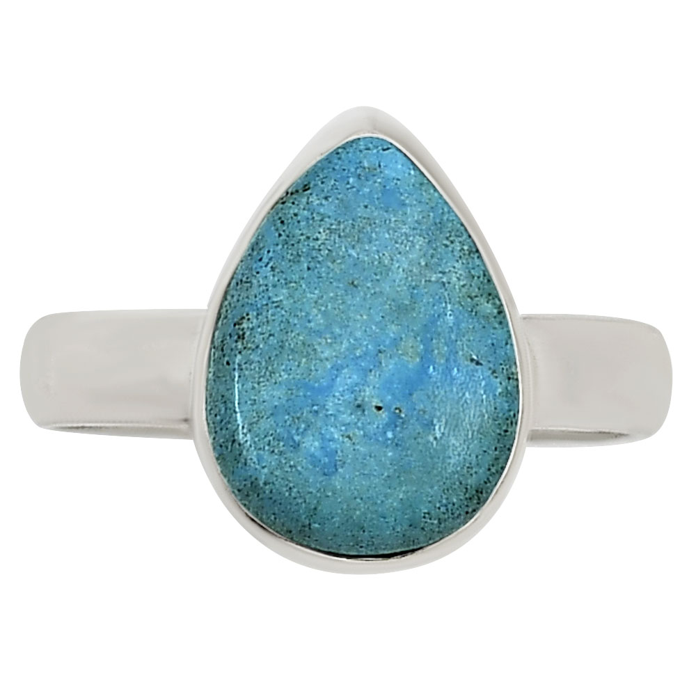 Natural Rare Turquoise Nevada Aztec Mt Ring size-7 R-1001 27-ER15549