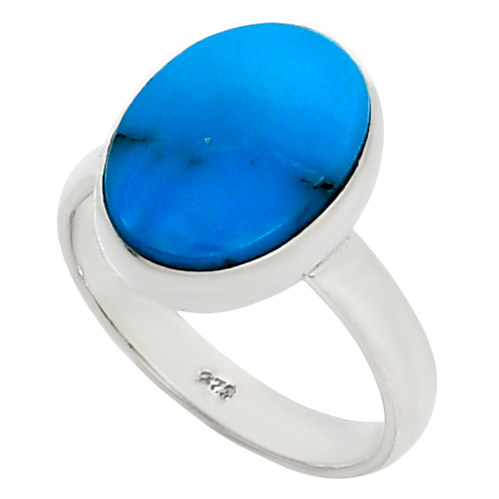 Natural Rare Turquoise Nevada Aztec Mt Ring size-7 R-1001 27-ER15558