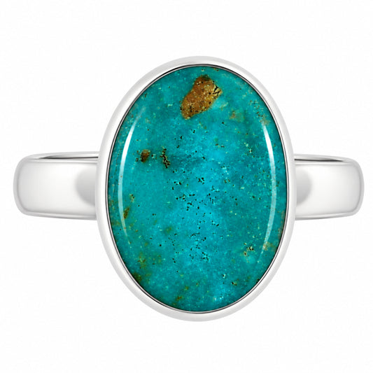 Natural Rare Turquoise Nevada Aztec Mt Ring size-7 R-1001 27-ER15560