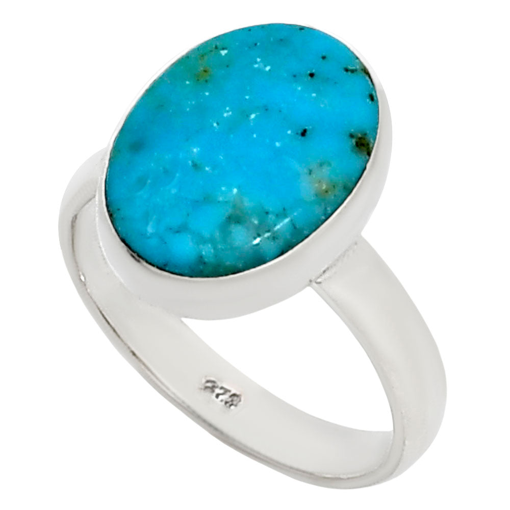 Natural Rare Turquoise Nevada Aztec Mt Ring size-7 R-1001 27-ER15561
