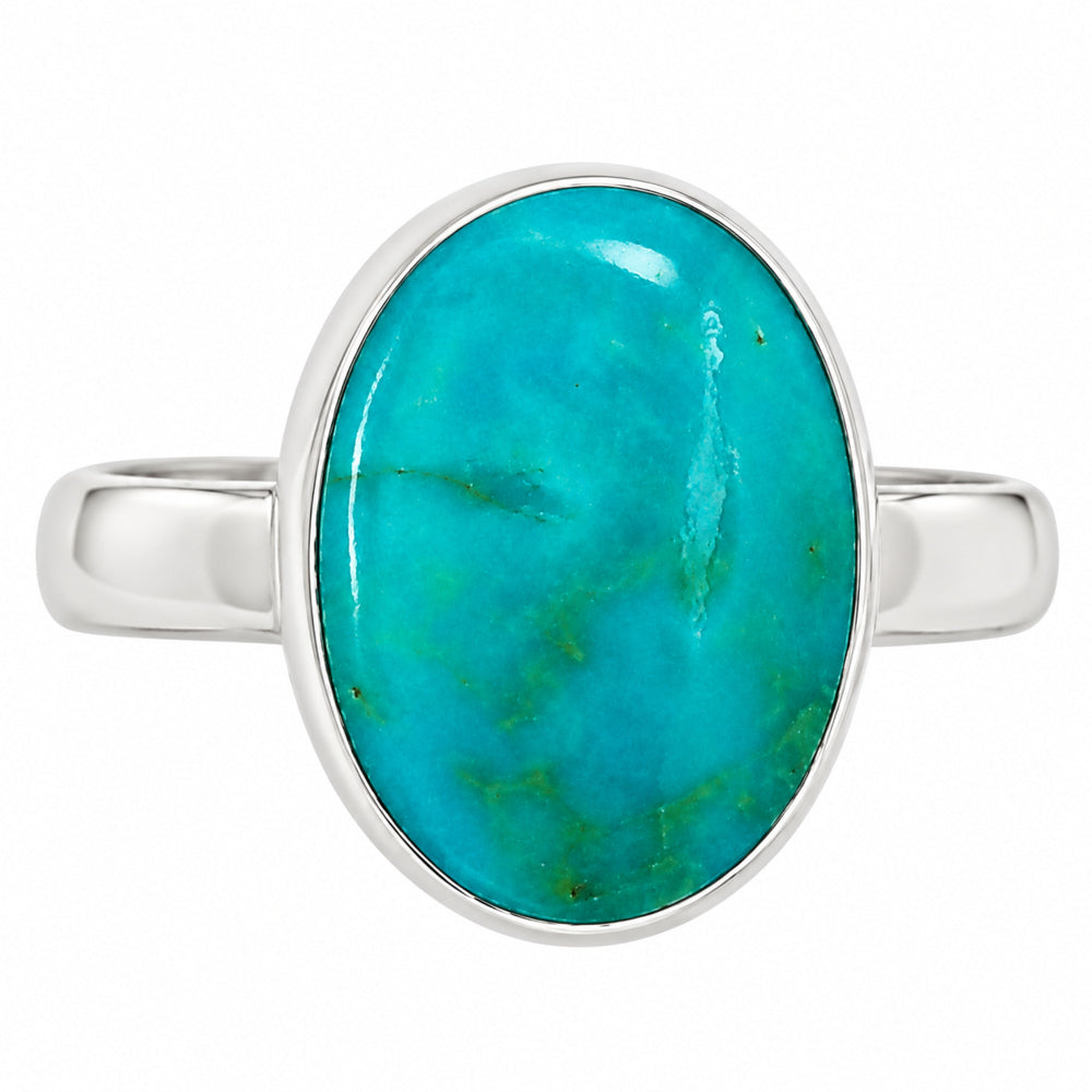Natural Rare Turquoise Nevada Aztec Mt Ring size-7 R-1001 27-ER15563