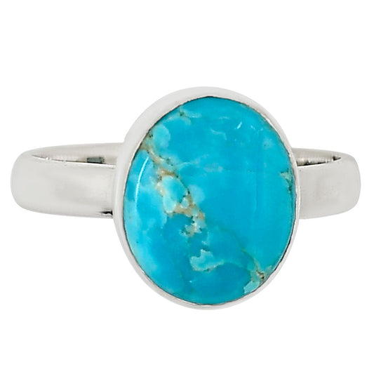Natural Rare Turquoise Nevada Aztec Mt Ring size-7.5 R-1001 27-ER15569