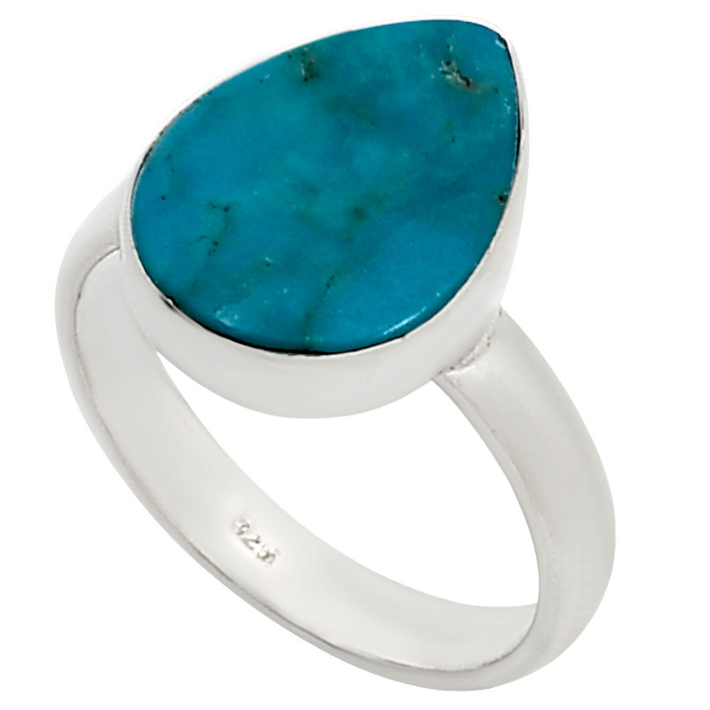 Natural Rare Turquoise Nevada Aztec Mt Ring size-7.5 R-1001 27-ER15571