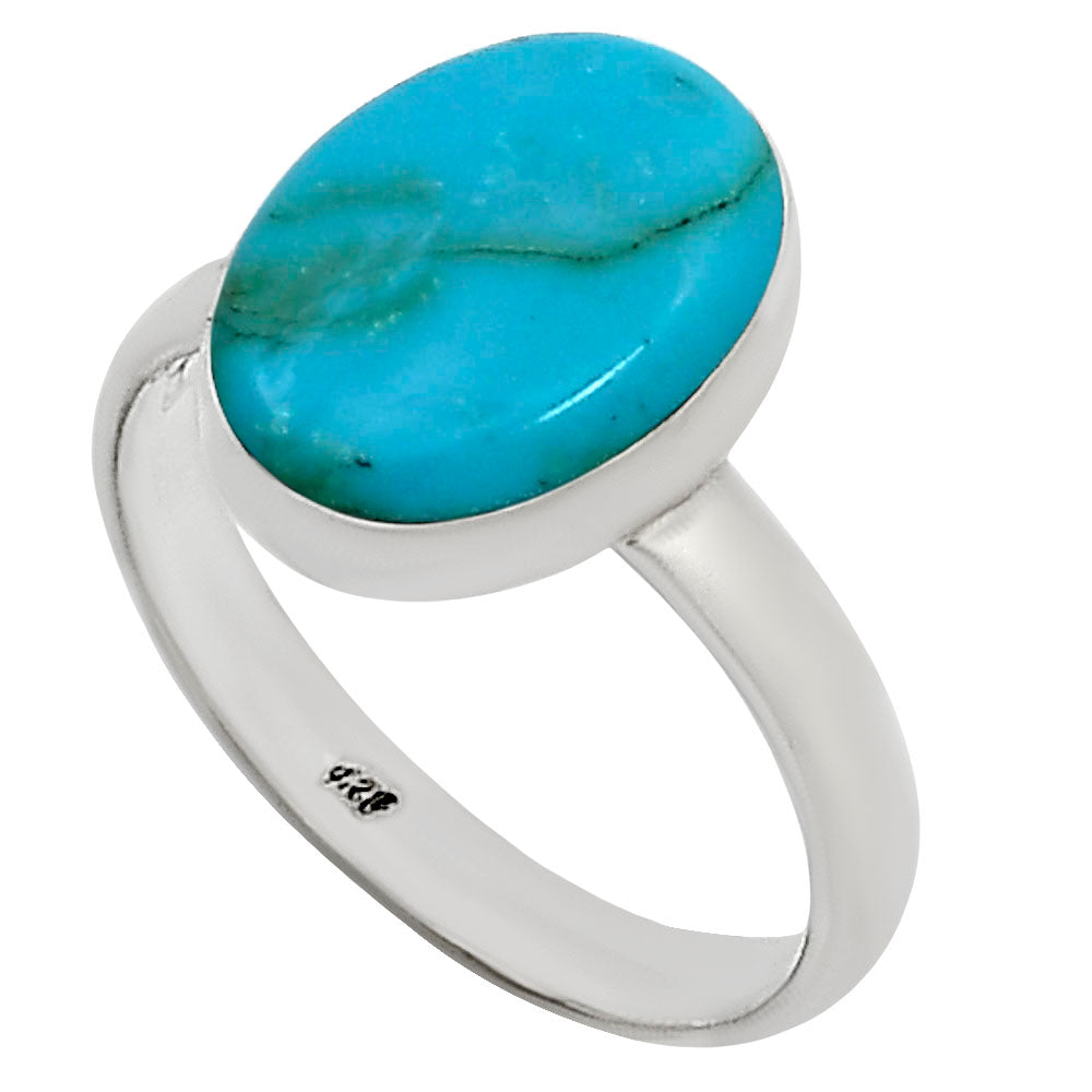 Natural Rare Turquoise Nevada Aztec Mt Ring size-8 R-1001 27-ER15574