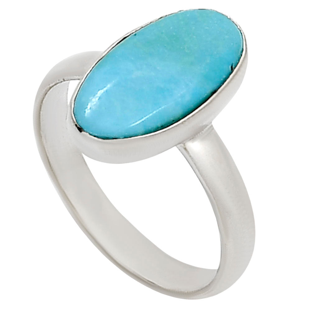 Natural Rare Turquoise Nevada Aztec Mt Ring size-8 R-1001 27-ER15576