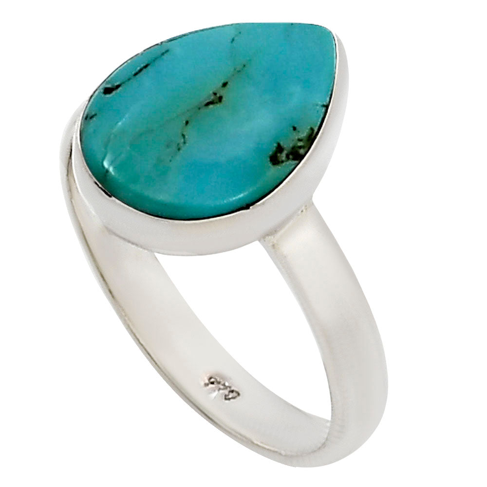 Natural Rare Turquoise Nevada Aztec Mt Ring size-8 R-1001 27-ER15583
