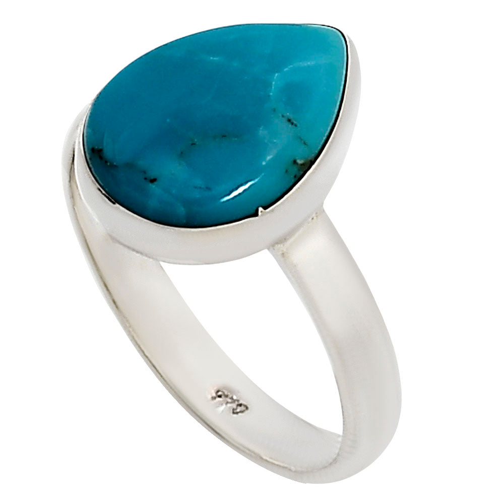 Natural Rare Turquoise Nevada Aztec Mt Ring size-8 R-1001 27-ER15586