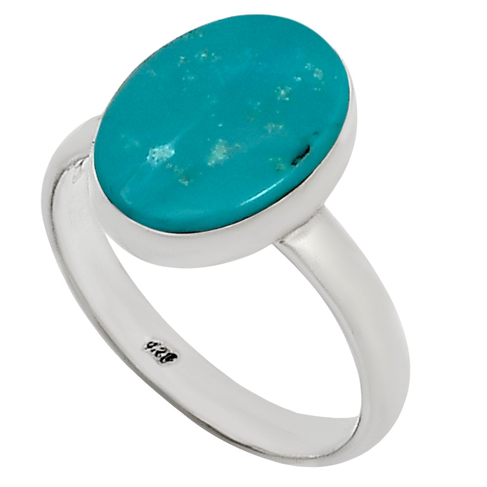 Natural Rare Turquoise Nevada Aztec Mt Ring size-9 R-1001 27-ER15598
