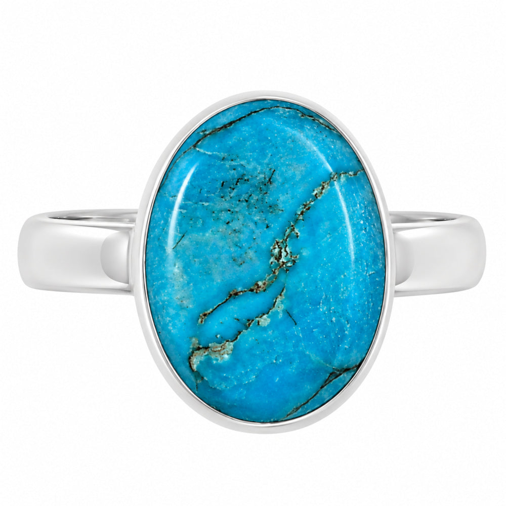 Natural Rare Turquoise Nevada Aztec Mt Ring size-9 R-1001 27-ER15601