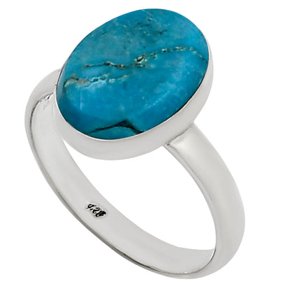 Natural Rare Turquoise Nevada Aztec Mt Ring size-9 R-1001 27-ER15601