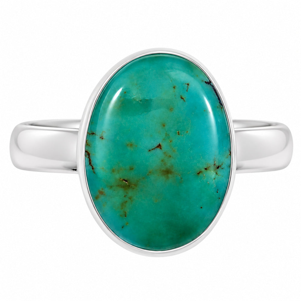 Natural Rare Turquoise Nevada Aztec Mt Ring size-9 R-1001 27-ER15610