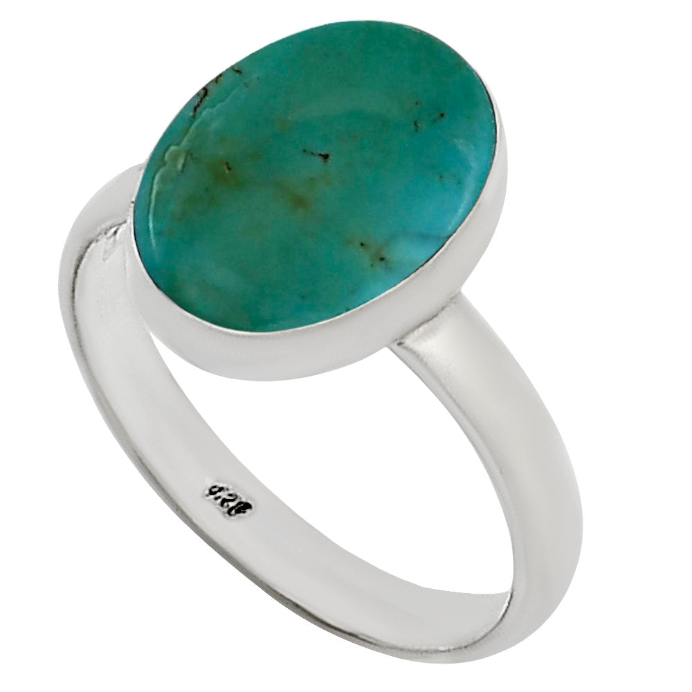 Natural Rare Turquoise Nevada Aztec Mt Ring size-9 R-1001 27-ER15610