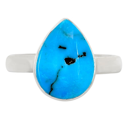 Natural Rare Turquoise Nevada Aztec Mt Ring size-9 R-1001 27-ER15616