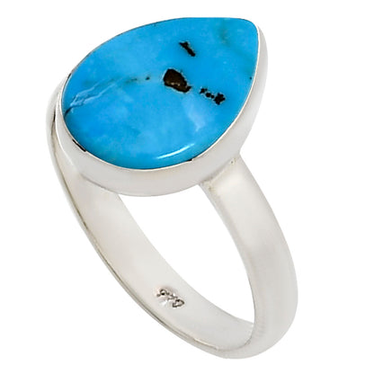 Natural Rare Turquoise Nevada Aztec Mt Ring size-9 R-1001 27-ER15616