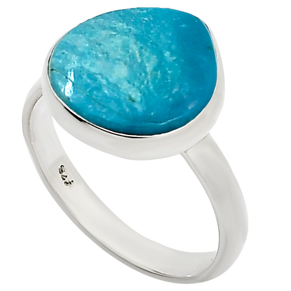 Natural Rare Turquoise Nevada Aztec Mt Ring size-9 R-1001 27-ER15618