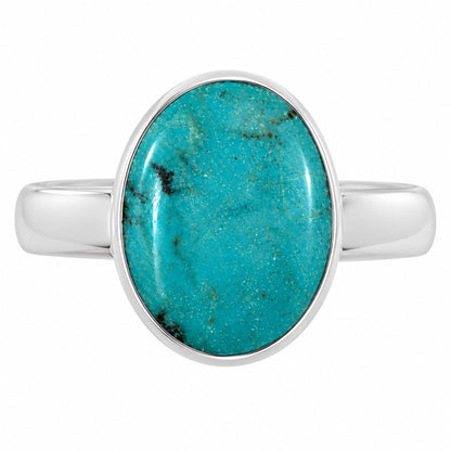 Natural Rare Turquoise Nevada Aztec Mt Ring size-5 R-1004 27-ER15628