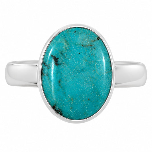 Natural Rare Turquoise Nevada Aztec Mt Ring size-5 R-1004 27-ER15628