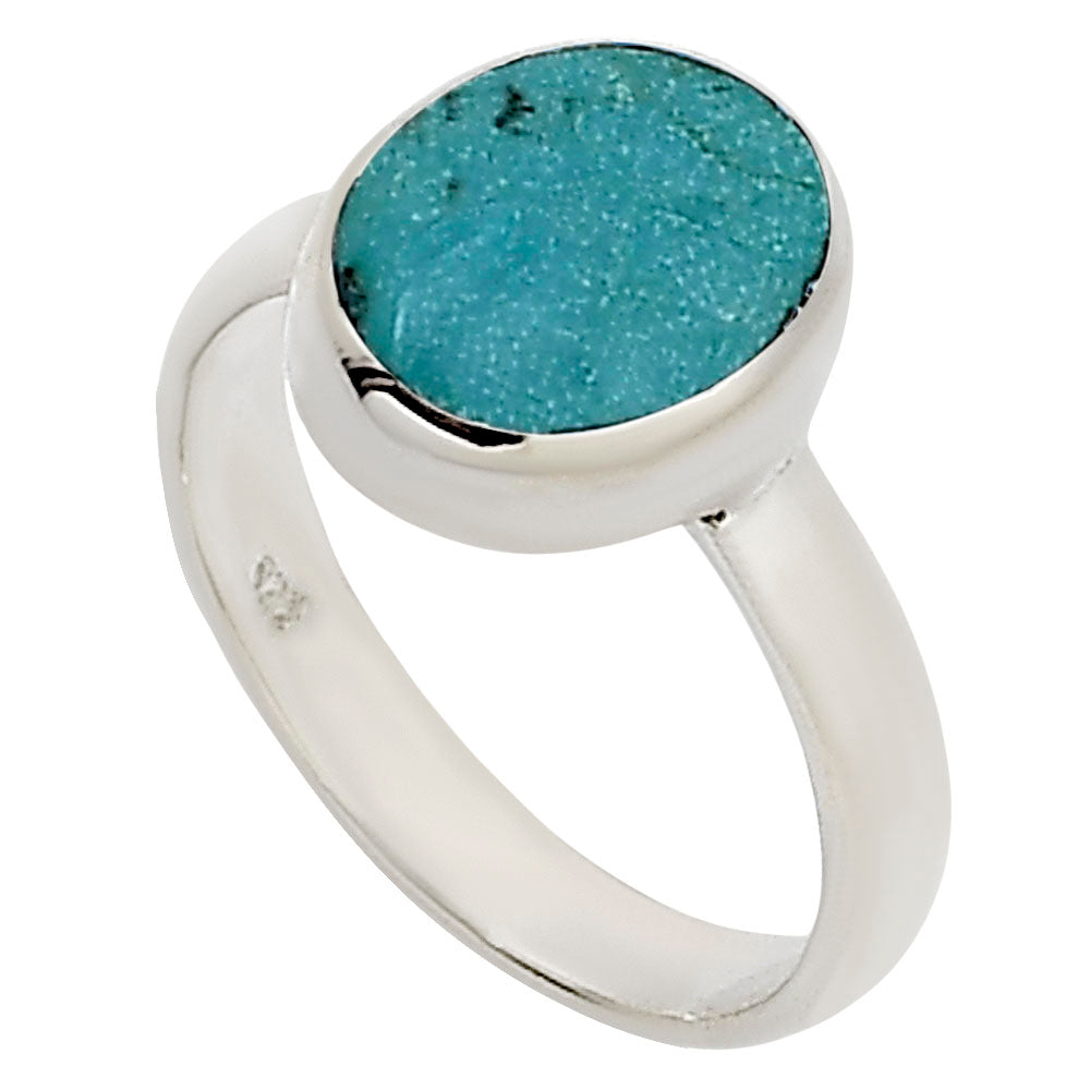Natural Rare Turquoise Nevada Aztec Mt Ring size-5 R-1004 27-ER15628