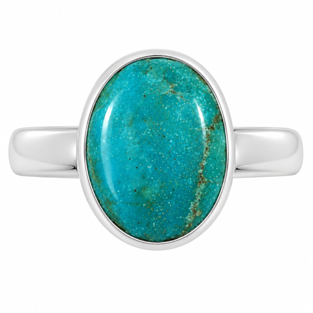Natural Rare Turquoise Nevada Aztec Mt Ring size-5 R-1004 27-ER15631
