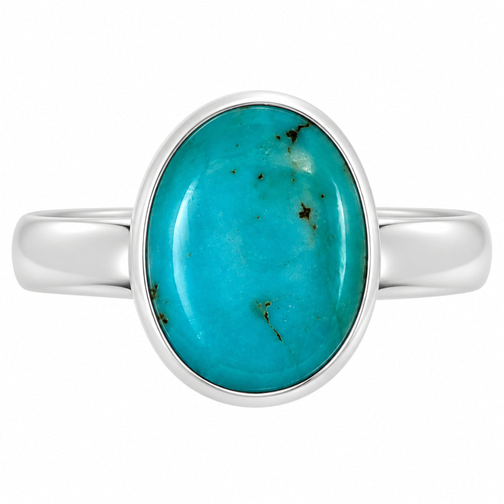 Natural Rare Turquoise Nevada Aztec Mt Ring size-5 R-1004 27-ER15639