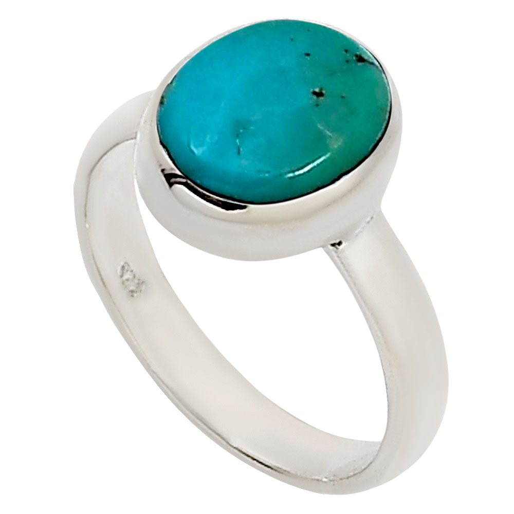 Natural Rare Turquoise Nevada Aztec Mt Ring size-5 R-1004 27-ER15639